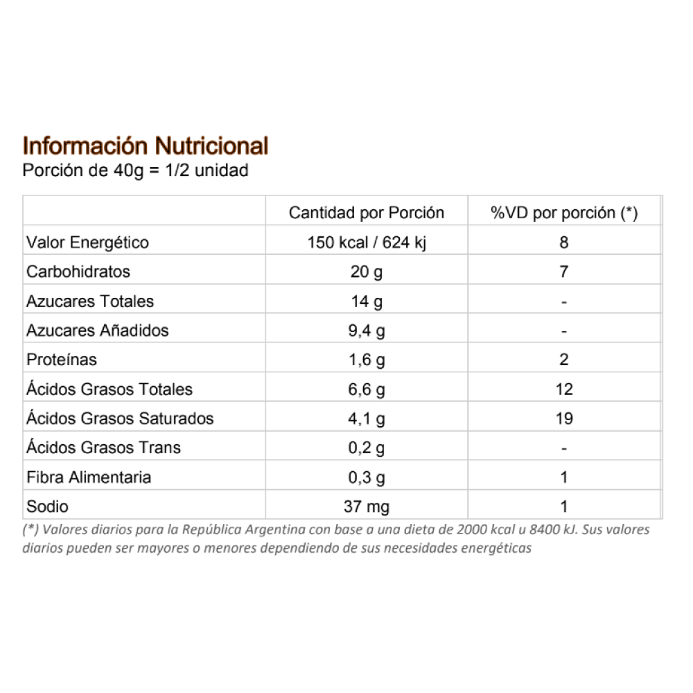 Alfajor Libre de Gluten - Imagen 2