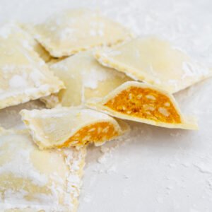 Ravioles de Calabaza y Mozzarella