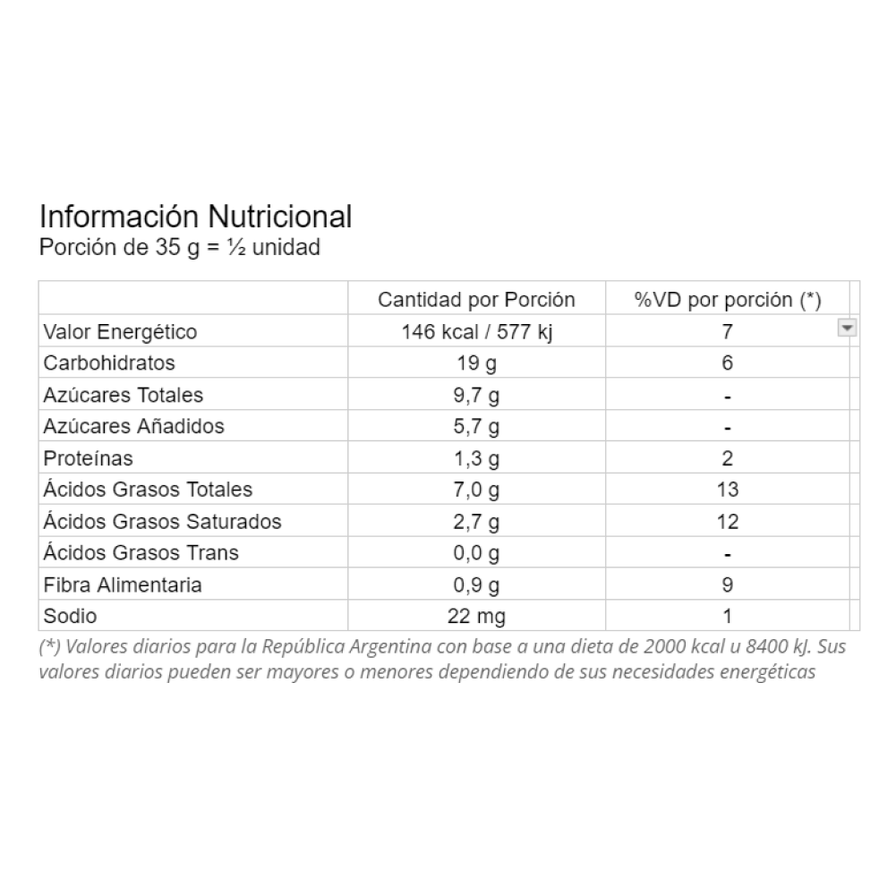 Alfajor Vegano - Imagen 2